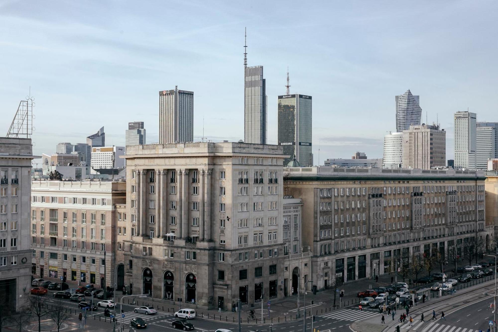 Apartmán Plac Konstytucji 6 Orange - Dla 4 Osob - Bezplatny Parking - Free Parking - Piekny Widok Na Panorame Warszawy *