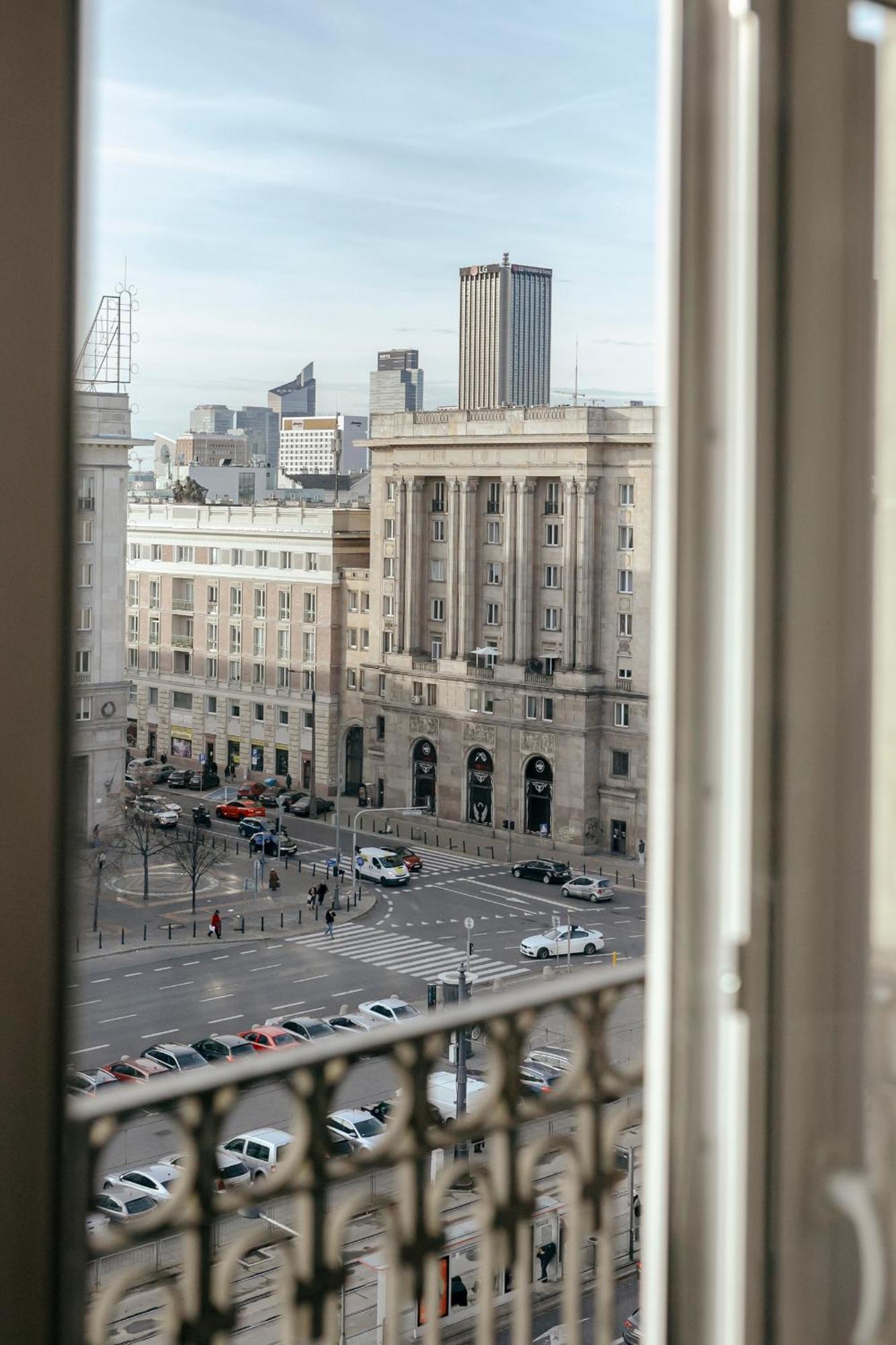 Plac Konstytucji 6 Orange - Dla 4 Osob - Bezplatny Parking - Free Parking - Piekny Widok Na Panorame Warszawy