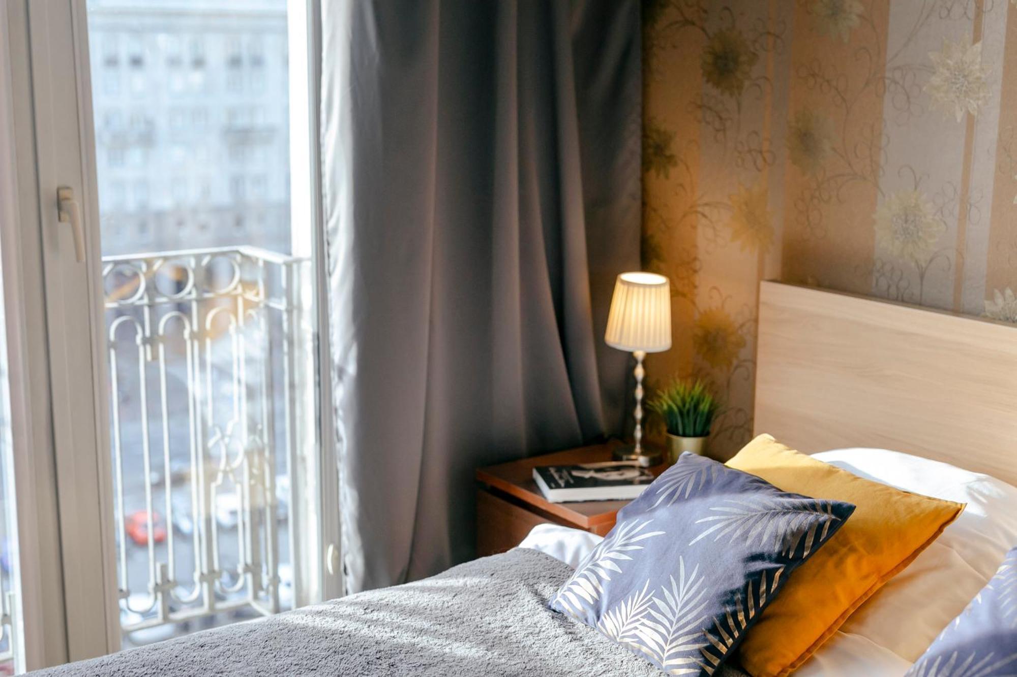 Apartmán Plac Konstytucji 6 Orange - Dla 4 Osob - Bezplatny Parking - Free Parking - Piekny Widok Na Panorame Warszawy *