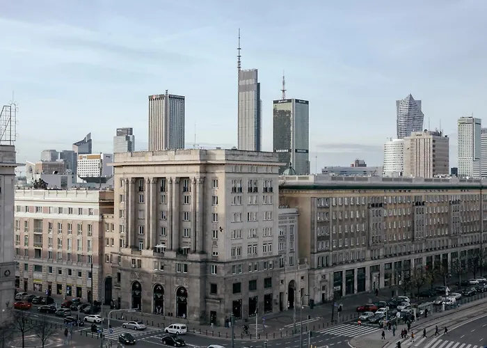 Plac Konstytucji 6 Orange - Apartament Dla 4 Osob - Bezplatny Parking - Free Parking - Piekny Widok Na Panorame Warszawy
